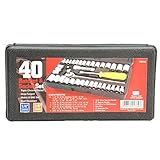 GreatNeck PSO40 40 Piece 1/4-Inch and 3/8-Inch Drive Socket Set [並行輸入品]