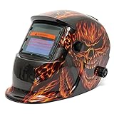 Skull Fire Solar Auto Darkening Welding Grinding Helmet Welder