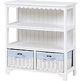 キャビネット　ブルー/幅70cm　バスケット2個　MCC-5780WH