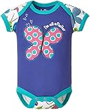Hatley ハットレイ ベビー女の子 半袖USスリーブボディ(カラフルちょうちょ) 12-18、75cm ~ 80cm 、12-18M(74-79cm) マルチカラー 綿100% DR4INBU01