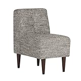 arne ソファ 一人掛け アームレス 日本製 完成品 Lunch 3×2 ウィーブ ダークブラウン脚 グレー