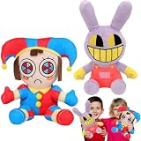 アメージングデジタルサーカスぬいぐるみ The Amazing Digital Circus ポムニとジャックスぬいぐるみ人形のおもちゃ デジタルサーカス ピエロ人形 ぬいぐるみ 子供男の子 女の子クリスマス誕生日ギフト 2点セット