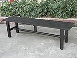 リーベのアルミ縁台【1500mmタイプ】【幅150×奥行36×高40cm(約6kg)】【高さ調整アジャスター付き】