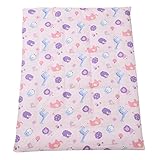 baby.e-sleep(ベビーイースリープ)森のどうぶつダブルガーゼベビー掛カバー ミニサイズ (ピンク)日本製 80×100cm