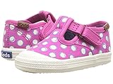 [ケッズ] Keds Kids ガールズ Champion Toe Cap T-Strap (Infant/Toddler) フラットシューズ Fuchsia Dots 0 Infant(新生児) -