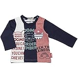 2018年 春物 ZOOMIC ズーミック 天竺 リメイク風切替 長袖Ｔシャツ 首周-ネイビー◇95cm