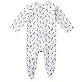 Aden+Anais エイデンアンドアネイ 　LONG SLEEVE ZIPPER ONE-PIECE　（サイズ：6-9m、カラー：mini bolt)　256302