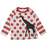 【H28年春物】 chocola(ショコラ) ガーゼ天竺ドット+水玉Pt長袖Tシャツ 120cm/アカ NO.CH-1621-16003