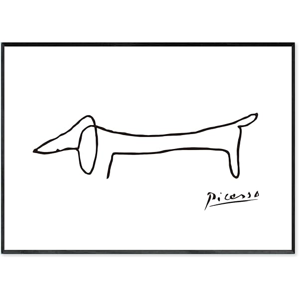 イラスト 現代アート 北欧 モダン ペン画 抽象画 ドローイング 動物画 原画