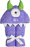 Yikes Twins Child Hooded Towel - Purple Monster by Yikes Twins