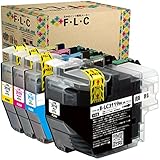ブラザー 用 LC3119-4PK (PGBK/C/M/Y) 全色大容量 4色パック 残量表示可能 ICチップ付 互換インクカートリッジ 【F・L・C製 /1年サポート】 BK顔料