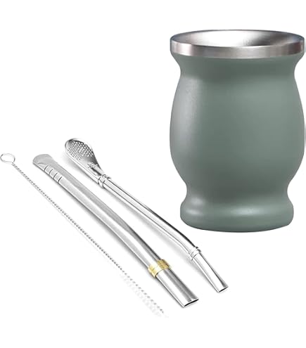 Amazon｜マテ茶カップ ステンレス製 アルゼンチン230ml