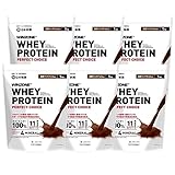 WINZONE（ウィンゾーン）ホエイ プロテイン パーフェクトチョイス 6kg（1kg×6袋） 濃厚リッチチョコ風味 国内製造 11種ビタミン 4種ミネラル 国際味覚認証 WPC 日本新薬