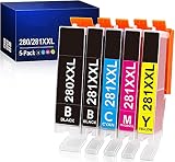XINSIN PGI-280 CLI-281 XXL 互換交換品 Canon Pixma TS6320 TS8320 TS6120 TS6220 TS8120 TS8220 TS9120 TS9520 TR7520 TR8 520 TS。 9521C プリンター 5色