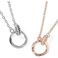 [felicitations] ペアネックレス カップル プレゼント ステンレス ジュエリー ネックレス メンズ レディース 2個セット BR-J066