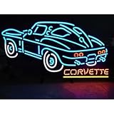 ネオンサイン コルベット NEW CORVETTE ネオン管 ネオンライト 店舗照明 ガレージ アメリカン雑貨
