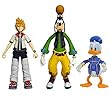 Diamond Select Toys Kingdom Hearts選択シリーズ2 : Roxas, Donald Duck, and Goofyアクションフィギュアセット