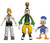 Diamond Select Toys Kingdom Hearts選択シリーズ2 : Roxas, Donald Duck, and Goofyアクションフィギュアセット