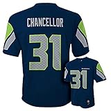 Kam Chancellorシアトルシーホークス海軍ブルーNFL Youth 2016 – 17 Seasonミッドティアジャージー