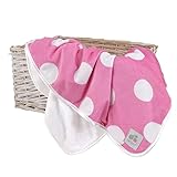 Just Born Valboa Blanket, Pink Dots by Just Born