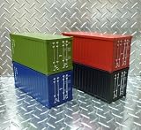★海上コンテナのスチール製 ミニボックス/カーキ　★メタルコンテナ★アメリカ雑貨★アメリカン雑貨