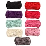 IT outlet 赤ちゃん ヘアバンド ターバン ヘッドバンド カチューシャ 全9色 パープル
