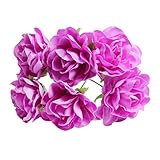 Perfeclan 高品質　多種選べる　6頭/束　人工花　造花　牡丹　ブーケ　DIY　結婚式　家庭　装飾　 - タイプ５