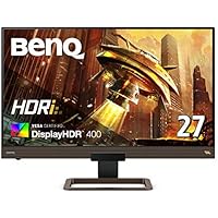 BenQ IPSパネル搭載高画質ゲーミングモニター EX2780Q(27インチ/IPS/DisplayHDR400/WQHD/144Hz/リモコン/2.1chスピーカー/HDMI/DP/USB-C)