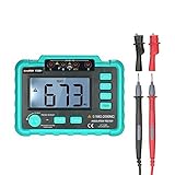KKmoon VC60B + LCD デジタル 絶縁抵抗計 DC250V / 500V / 1000V AC750V メグオームハイテスタ