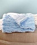 Faux Fur Sherpa Backedベビーブランケット