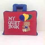 ハワイアンキルト ベビーブック 「My Quiet Book」レッド [並行輸入品]