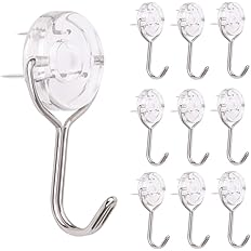 Amazon Harmiey 石膏ボード ベニヤ 木用フック スリーピンフック クリア フック 壁掛けフックコンクリートフックプラスチック高耐荷重 10個セット ドアハンガーフック