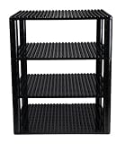 プレミアムブラックタワーオーガナイザーセットIncludes 48ラウンドStackersと4 Baseplates – と互換性すべての主要Largeサイズブランド – Largeペグのみ – 16