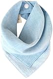 kishu baby Organic Bandana Bib Reversible, Blue, One Size by Kishu Baby