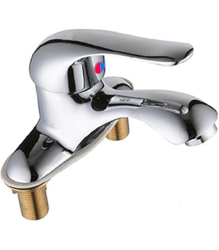 洗面用混合水栓 ツーホール式 シングルレバー 洗面水栓 洗面台蛇口 2穴 Amazon | 混合水栓 2穴 洗面台 蛇口 シングルレバー 後付け