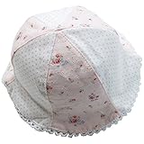 《初夏盛夏対応》(日本製) Pample Mousse(パンプルムース) 切り替えUVカット帽子 42cm/PK NO.DP-82601