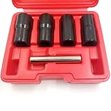 Simplyシルバー – 5 pcツイストソケットセット4 damaged Worn Lug Nut andロックリムーバー17,19、21 mm、22 mm