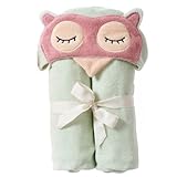 Breganwood Organics Kids Hooded Towel, Sleepy Owl Woodland Collection by Breganwood Organics