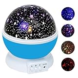 Starry Nightライトランプ、lnkey Romantic 3モードカラフルなLED Moon Sky Star Dreamerデスク回転コスモスStarlightプロジェクタfor Chil