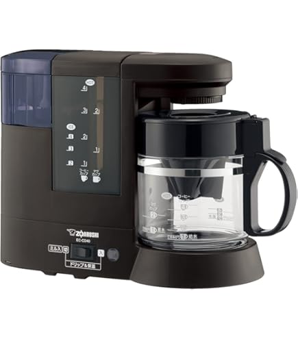 ZOJIRUSHI 珈琲通 コーヒーメーカー (ミルつき) ハーブカカオ EC-VE60-TK Amazon.co.jp: ZOJIRUSHI 珈琲通 コーヒーメーカー (ミルつき