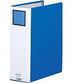 Amazon | コクヨ ファイル パイプ式ファイル A4 2穴 700枚収容 青 フ