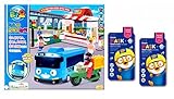 Tayo The Little Bus Making Rest AreaブロックPlayセット203 PCとポンポンポロロと友達フェイシャルモイスチャライジングマスクシート2個