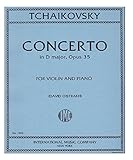 チャイコフスキー: バイオリン協奏曲 ニ長調 Op.35/オイストラフ編/インターナショナル・ミュージック社/ピアノ伴奏付ソロ楽譜