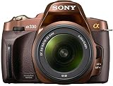 SONY デジタル一眼レフカメラ α330 ズームレンズキット ブラウン DSLRA330L/T