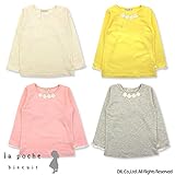 (ラポシェビスキュイ) La poche biscuit 春'16/針抜きインレイ長袖Ｔシャツ 110 グレー