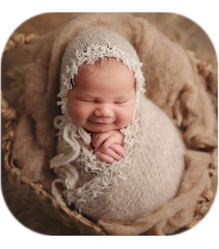 Newborn Photography Swaddling Sack & Diaper Cover Set – Soft Posing Cocoon Baby Wrap Helper For Calm Shoots - View #4