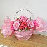[エルフルール]生花 キャンディアレンジメント ピンク フラワーギフト プレゼント 贈り物 誕生日 結婚祝い お祝い