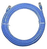 関西通信電線 LANコードコネクター付パッチコード UTP C5 10m パステルブルー