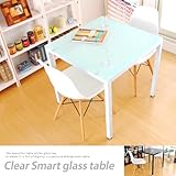 ブラック／テーブル ダイニングテーブル ダイニング ガラス ガラステーブル 幅75cm 2人掛 2人用 スチールシンプル モダン ホワイト ブラック コンパクト