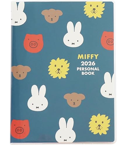 Amazon.co.jp: スクエア ミッフィー 手帳 2025年 B6 ウィークリー